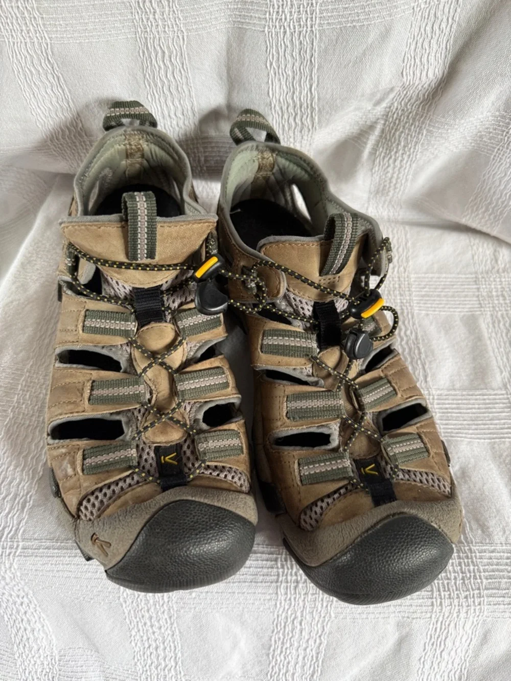 Men's Brown Outdoor Closed-Toe Sandal - Rugged Trail Comfort Keen XT 0205 9.5